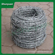 Cheap! Hot dip/ Electric galvanized Double Twist Barbed wire with ISO9001